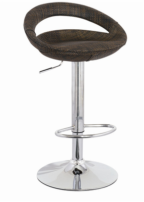 Moon a cadeira dos tamboretes de barra do Rattan do desenhista da forma para a cozinha 14.5kgs N.W do Th